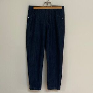 Max Mara Navy Denim Pants Size 8